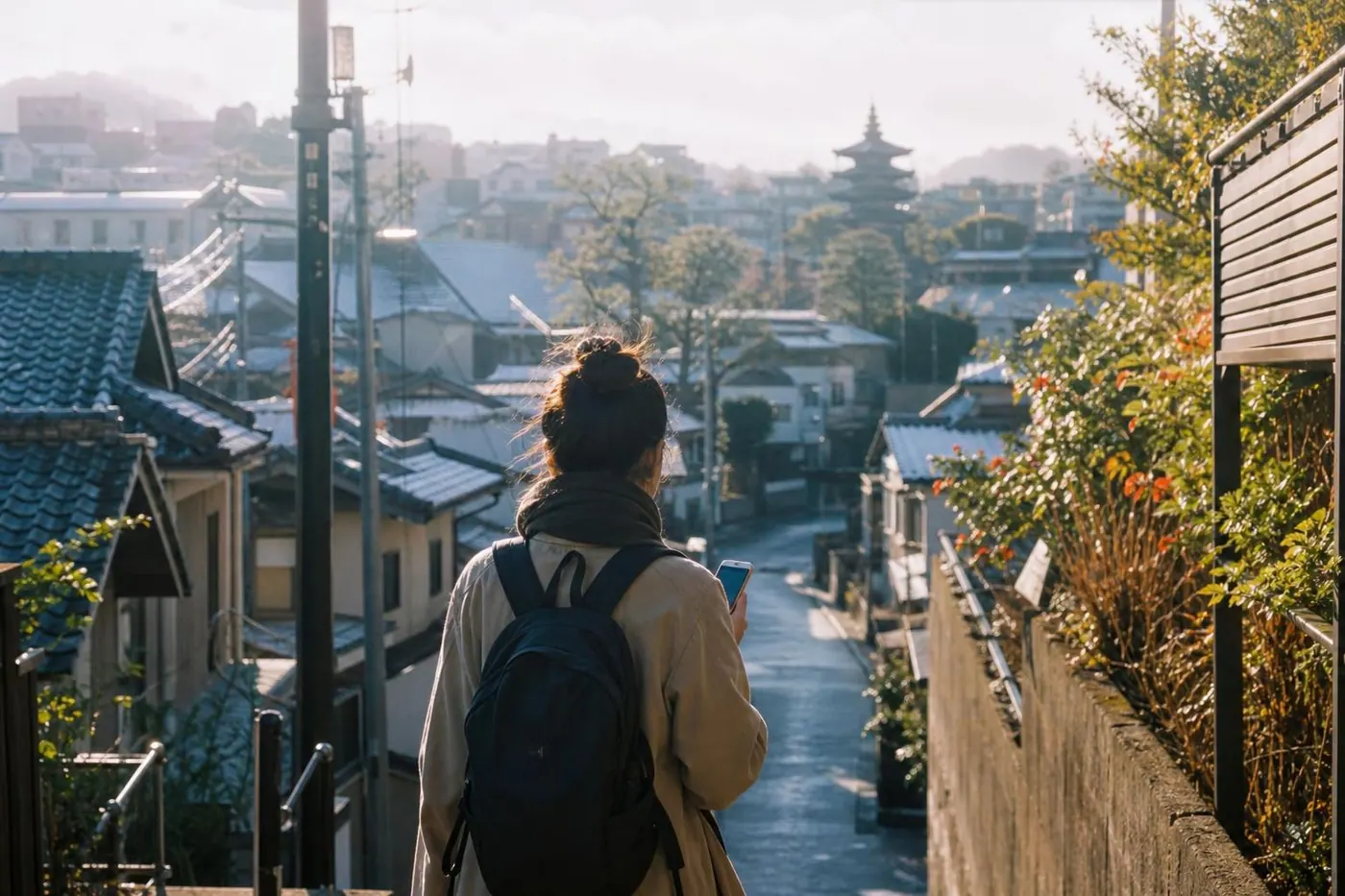週末の街歩きへ出かけるTripCap初回利用の雰囲気写真